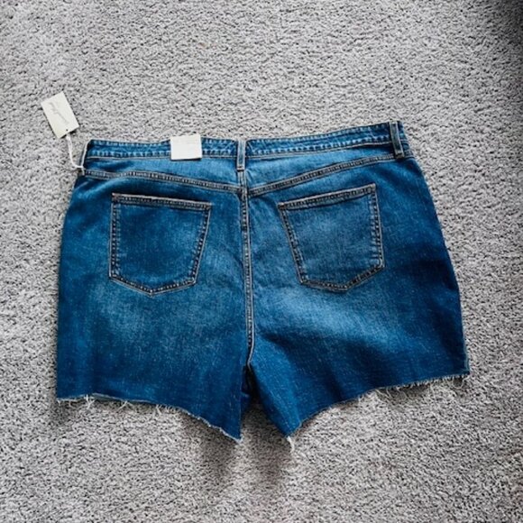 NWT Cut off boyfriend jean shorts size 26W Universal Thread - Picture 3 of 5